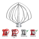 304 Stainless Steel Wire Whip Electric Mixer Attachment For Cake Balloon Egg Flour Mayonnaise Cream Kitchen Aid K45WW 9704329