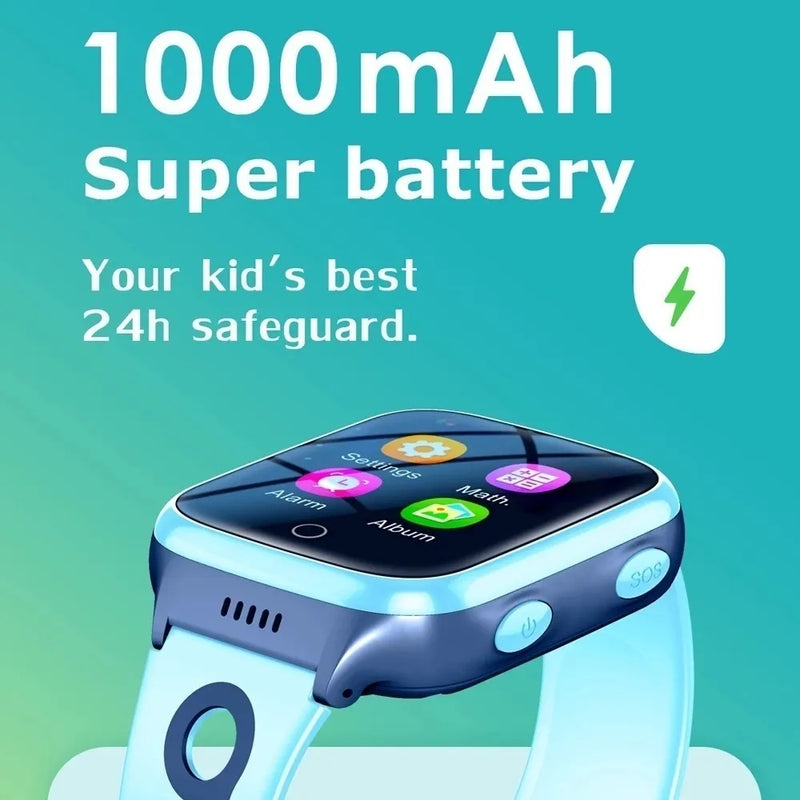 Xiaomi 4G Children's Smart Watch GPS Track Video Call Camera SOS Waterproof Display Location LBS Tracker Smart Watch