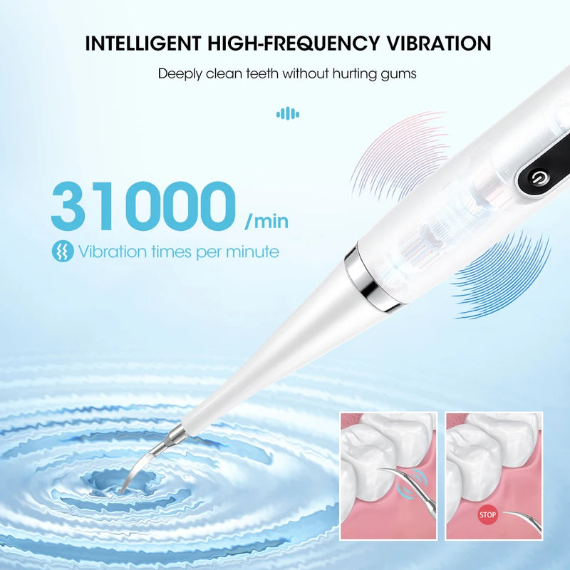 Electric Dental Scaler Calculus Remover Teeth Plaque Cleaner Teeth Whitening Dental Stone Removal 1pc Toothbrush head Oral Care