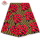 Bintarealwax Ankara African Polyester Wax Prints Fabric Binta RealWax High Quality 6 yards African Fabric for Party Dress FP6230