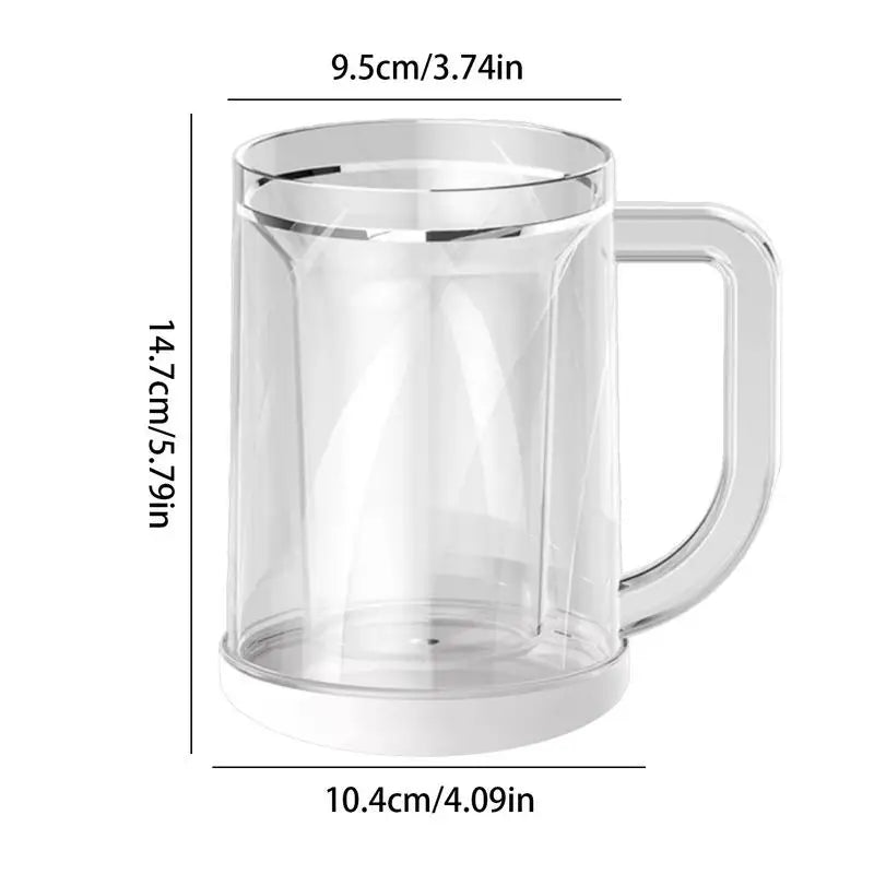 Freeze Beer Glasses Freezer Gel Chiller Double Wall Plastic With Freezing Liquid Cold Large-Capacity Beverage Coffee Ice Cups