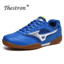 New Table Tennis Shoes Men Mesh Breathable Volleyball Shoes Non-slip Tennis Shoes Lightweight Badminton Shoes