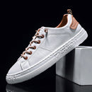Men's Casual Shoes Lightweight Breathable Men Shoes Flat Lace-Up Men Sneakers White Business Travel Unisex Tenis Masculino