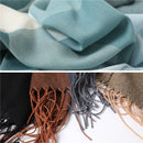 Scarf Plaid Long Shawl Fashion Headband Wraps Women Scarves Bandana Hijab Tassels Female Foulard Cotton Feeling Stoles