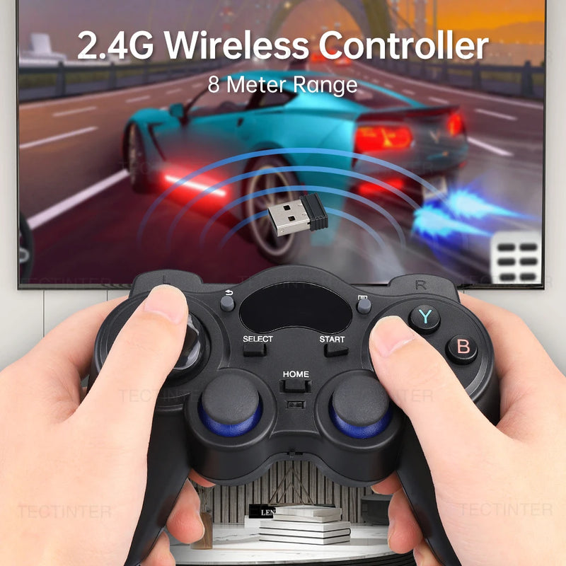 2.4 G Controller Gamepad Android Wireless Joystick Joypad with OTG Con