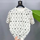 New Style Men's Casual Trendy Fashion Short-Sleeved T-Shirt Classic Round-neck T-Shirt Colorful Print Letters Summer Shirt