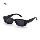 Y2K Square Sunglasses Fashion Colorful Frame Sun Glasses Women Men Retro Street Shooting Shades UV400 Eyeglasses