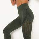 Women Seamless Leggings Sexy Mesh Push Up High Waist Workout Pants Fitness Sport Seamless Leggings Gym Female Slim Legging