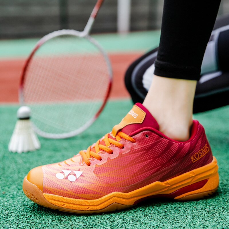 High Quality Unisex Badminton Sports Shoes Anti-shock Men Table Tennis Shoes Anti-slip Women Training Sneakers Large Size 35-46