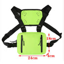 Functional Tactical Chest Bag For Men Fashion Bullet Hip Hop Vest Streetwear Bag Waist Pack Unisex Black Chest Rig Bag 899