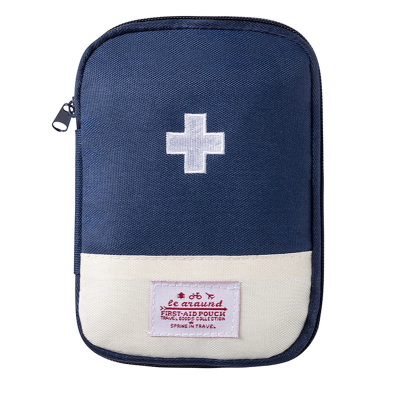 Portable First Aid Medical Kit Travel Outdoor Camping Emergency Medicine Storage Bag Travel Mini EDC Pouch Organizer Pill Case