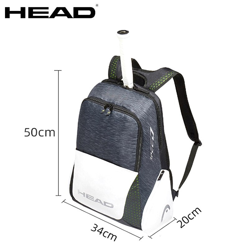 Head Tennis Backpack Outdoor Large Tennis Racket Sport Bag Raqueta Tenis Gym Badminton 4-9 Racquet Fitness Bag With Shoe Package