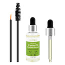 Natural Castor Oil Eyelashes Growth Essential Oil Thick Longer Nourishing Enhancer Lash Eyebrow Hair Growth Liquid Castor Oils