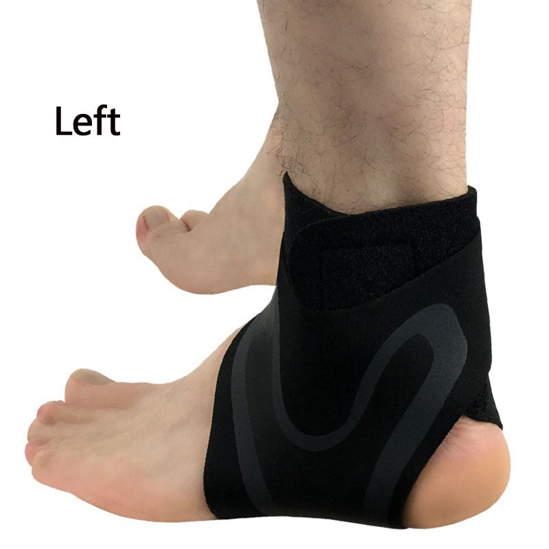 Sport Ankle Support Brace Elastic High Protect Guard Band Safety Running Basketball Fitness Foot Heel Wrap Bandage#