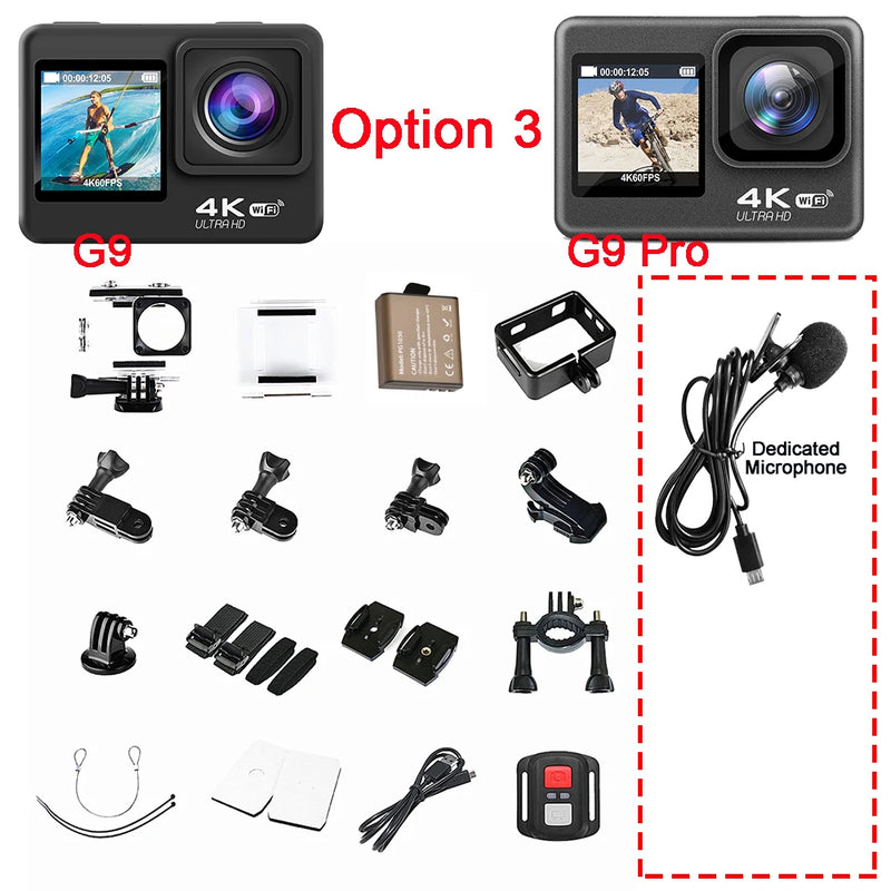 Sportspro 4k best sale wifi action camera