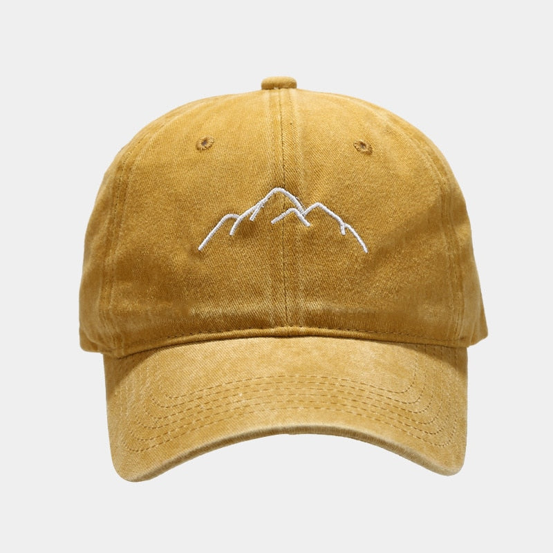 New Mountain Range Embroidery Mens Womens Baseball Caps Adjustable Snapback Hip Hop Caps Fashion Dad Hats Bone Garros