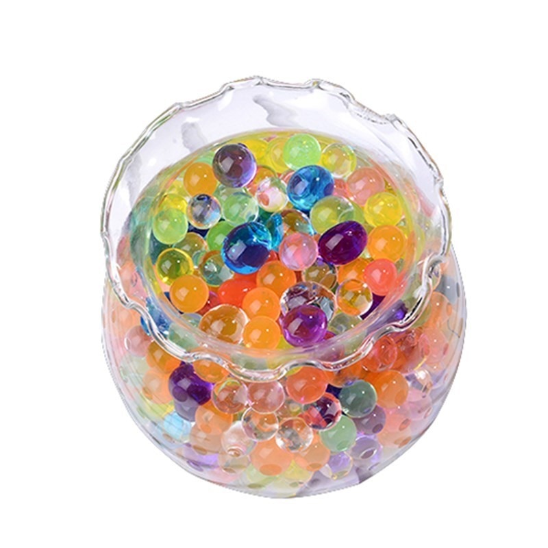 5000pcs Home Decor Water Beads Colorful Pearl Gel Ball Polymer Hydrogel Potted Crystal Mud Soil Grow Magic Jelly Wedding