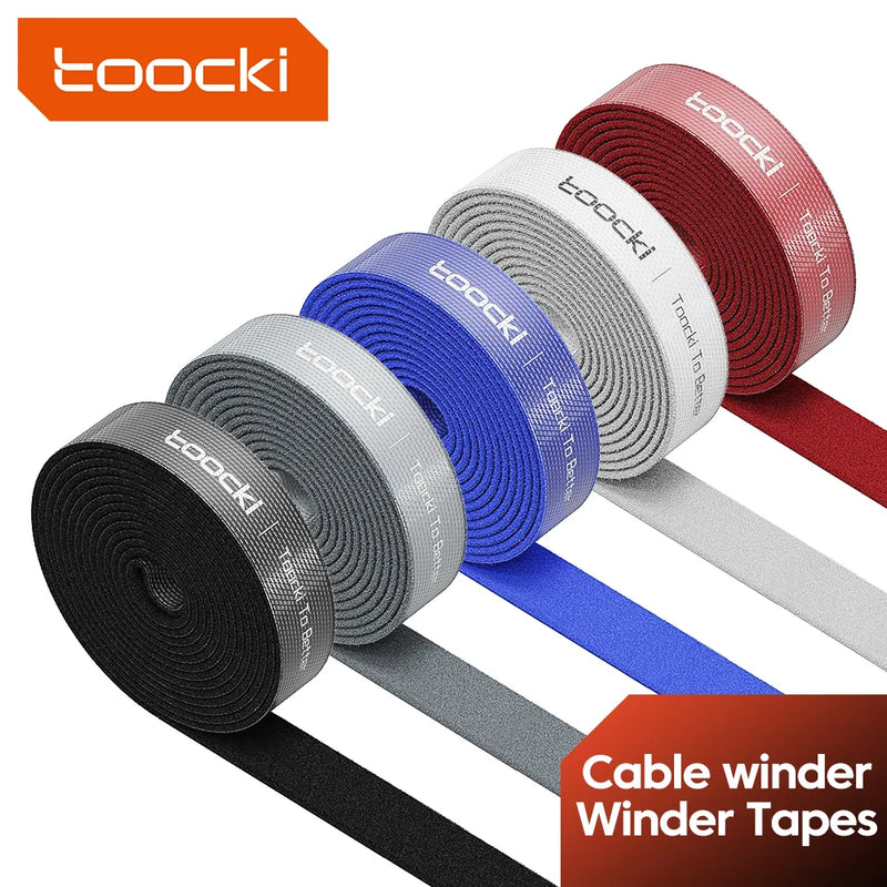 Toocki Organizer Wire Winder Ties Earphone Mouse Cord Management USB Charger Cable Protector For iPhone Samsung Xiaomi