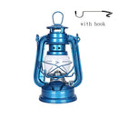 19/25cm Retro Outdoor Camping Kerosene Lamp Portable Lantern Bronze Colored Oil Lamp Vintage Photo Props Outdoor Camping Lights