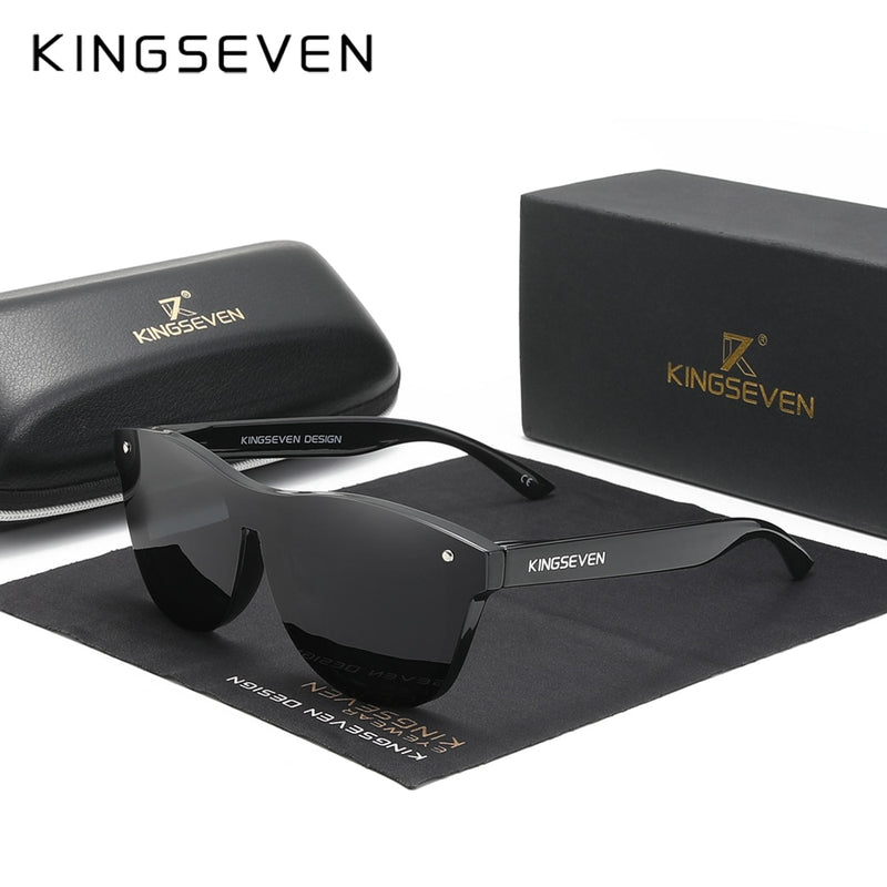 KINGSEVEN New Brand Design Women's Glasses TR90 Polarized Sunglasses Men Retro Sun Glasses Sonnenbrille Herren