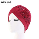 Women Shine Silver Gold Knot Twist Turban Headbands Cap Autumn Winter Warm Headwear Casual Streetwear Female Muslim Indian Hats