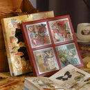 Mr. Paper 100 Pcs/Set Vintage Butterfly Sticker Gift Box Aesthetic Flower Mushroom Scrapbooking Decoration Stationery Stickers