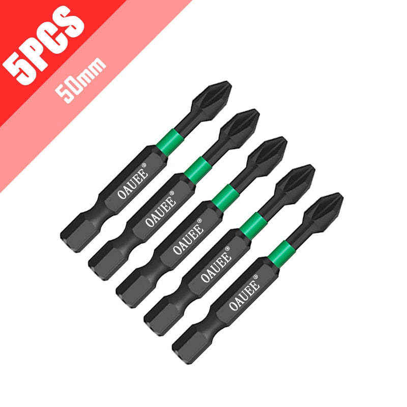 4/5/6pcs Magnetic Batch Head Impact Strong Cross PH2 High Hardness Screwdriver Set 60/70/90mm Anti Non-slip WaterProof Bits Set