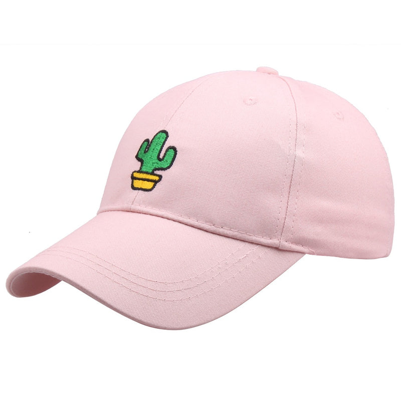 Cactus Embroidery Baseball Cap Fashion Couple Hat Summer Breathable Sports Caps Outdoor Dad Hats Sun Hat Gorra Beisbol