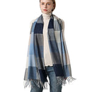 Scarf Plaid Long Shawl Fashion Headband Wraps Women Scarves Bandana Hijab Tassels Female Foulard Cotton Feeling Stoles