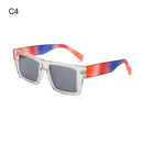 Y2K Square Sunglasses Fashion Colorful Frame Sun Glasses Women Men Retro Street Shooting Shades UV400 Eyeglasses