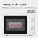 Microwave Lunch Box with Spoon Chopsticks Wheat Straw Dinnerware Food Storage Container Children Kids School Office Bento Box