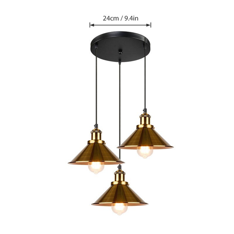 Pendant Light Lamp Lighting Hanging Lamps for Ceiling Retro Industrial Home Decor Lights Fixture