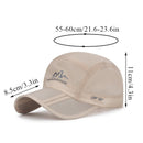 Fashion Folding Hat Quick Drying Ultra-Thin Breathable Baseball Cap For Men Snapback Folding Sport Outdoor Cycling Running Hats