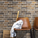 Faux Flat 3D Brick Peel And Stick Wallpaper Removable Brown/Black/White Vinyl Self Adhesive Wall Stickers For Wall Decoration