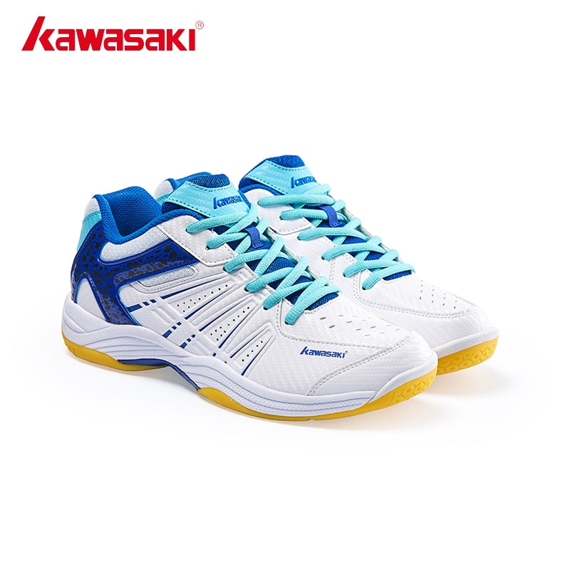 Kawasaki New Badminton Shoes Sneakers Mens Tennis Breathable Anti-Slippery Sport Shoes for Men Women K-065D