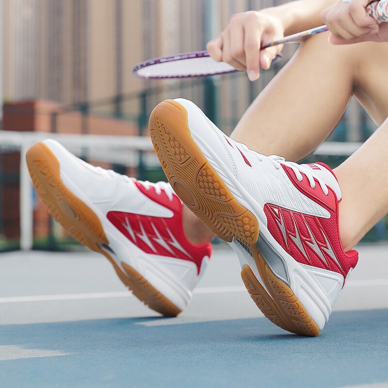 Professional Badminton Shoes Men Women Big Size 47 48 Luxury Badminton Sneakers Light Weight Tennis Shoes Ladies Tennis Sneakers