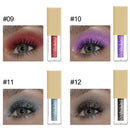 Black Glitter Eyeshadow Shimmer Eye Pigment Nude Makeup Waterproof Festival Eyes Metallic Smokey Eye Shadow Liquid Cosmetics