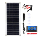 300W Solar Panel Kit Complete 12V USB With 10-60A Controller Solar Cells for Car Yacht RV Boat Moblie Phone Battery Charger