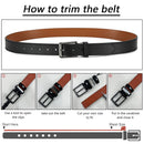 Men's PU Leather Belt Fashion Automatic Buckle Belt for Popular Business High Quality Male Belt Multi Color 105 115 125 135cm