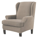 Arm Back Chair Cover Elastic Armchair Wing Chair Cover Stretch Protector Slipcover for Home Furniture Living Room 2 Piece/set