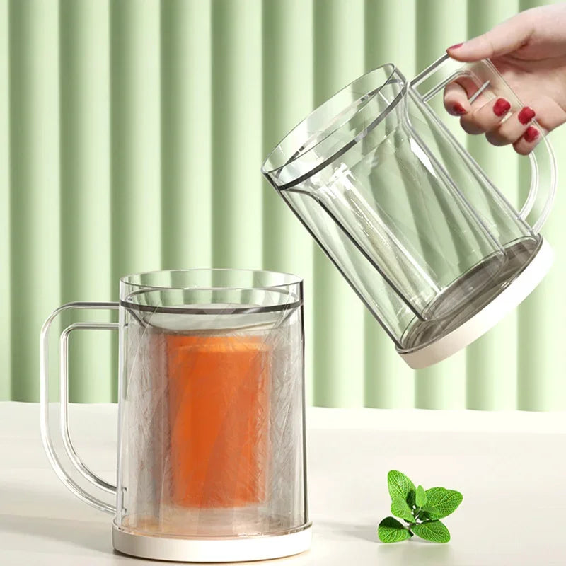 Freezing Beer Mug Double Layer Sandwich Liquid Refrigerator Frozen Cup Cold Drink Chilled Cups Kitchen Bar Drinkware