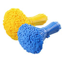 100pcs 3*100mm Red Yellow Blue Green Riselant Self Locking Nylon Plastic Flanges Cable Wire Organizer Zip Ties Tie Bar Clamps