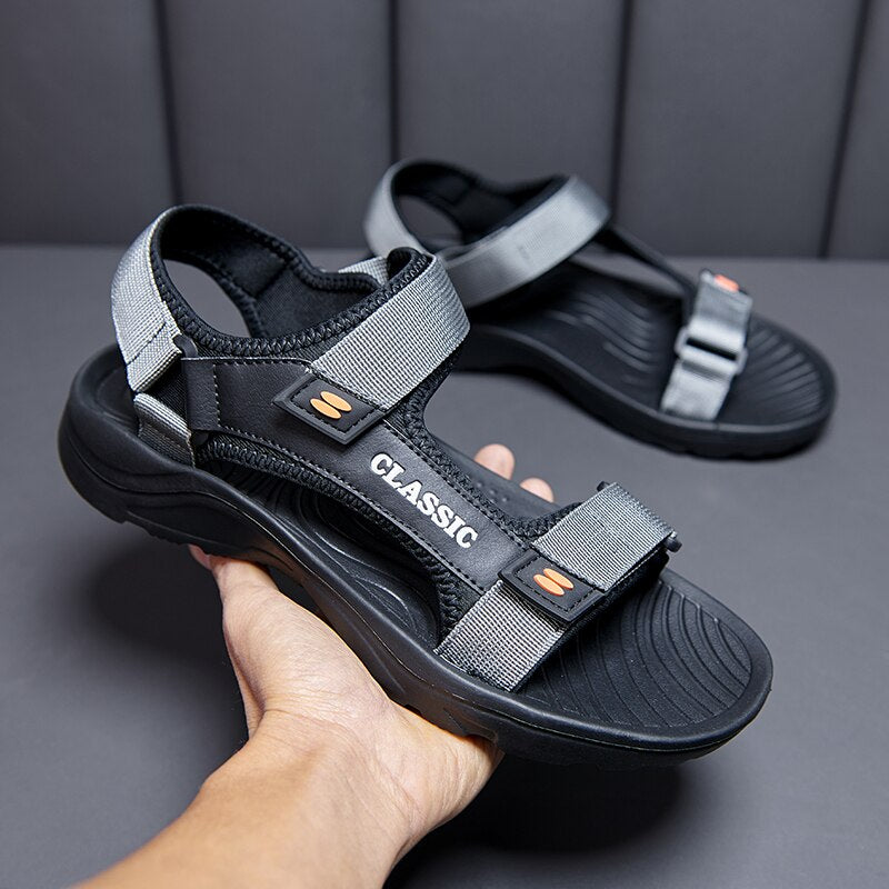 High Quality Sandals Men Beach Sandals Comfort Casual Shoes Lightweight Large Size Men Sandals Comfortable Roman Sandals