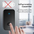 Wireless Doorbell No Battery required Waterproof Self-Powered 433mhz Door bell Sets Home Outdoor Kinetic Ring Chime Doorbell