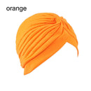 Women Shine Silver Gold Knot Twist Turban Headbands Cap Autumn Winter Warm Headwear Casual Streetwear Female Muslim Indian Hats