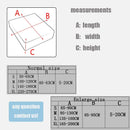 Waterproof 1/2/3/4 Seaters Cushion Sofa Seat Cover Anti-dust Tight Wrap Protector Jacquard Plush Fibre for Living room