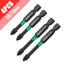 4/5/6pcs Magnetic Batch Head Impact Strong Cross PH2 High Hardness Screwdriver Set 60/70/90mm Anti Non-slip WaterProof Bits Set