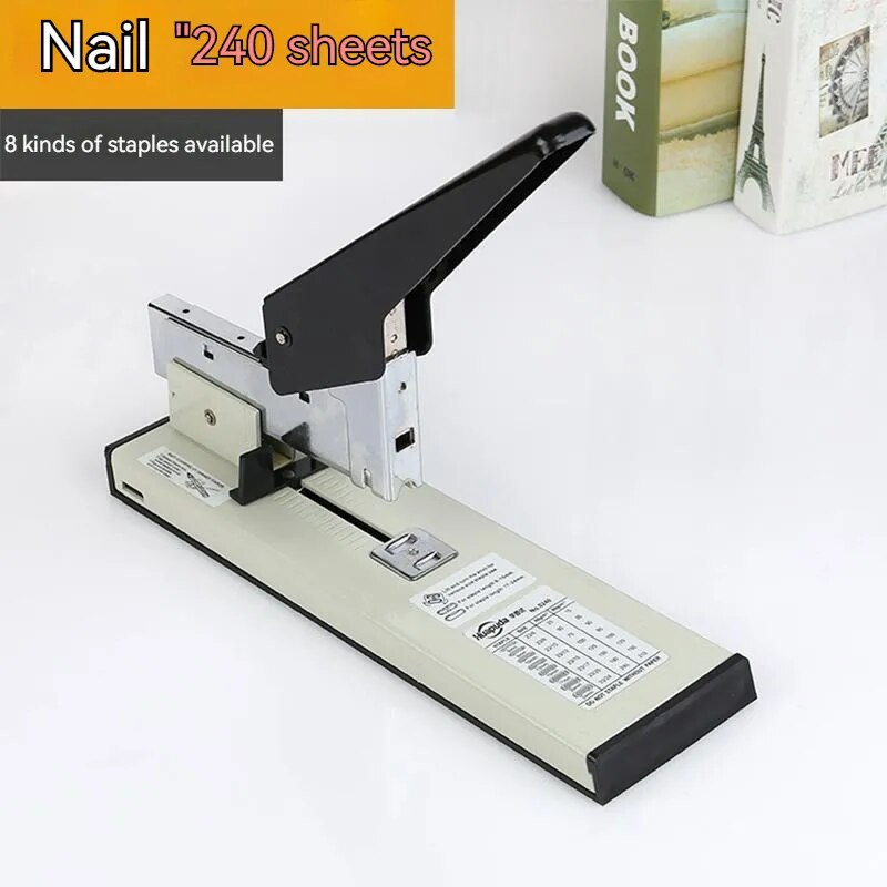 Huapuda Large Capacity Paper Binding Stapler Heavy Duty Stapler Bookbi