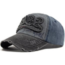 Fashion Vintage Washed Cotton Baseball Cap Digit 1962 Embroidery Snapback Hat Visor Hip Hop Caps