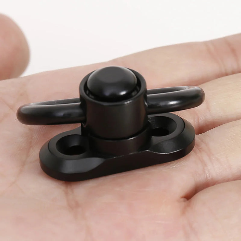 Swivel Control Button 1.25” QD Sling Swivel Mount Heavy Duty Quick Detach Push Button Swivel